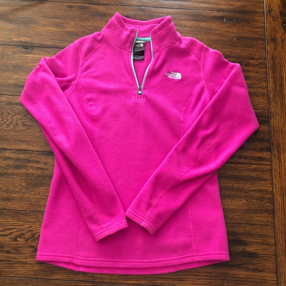 THE NORTH FACE 3/4 zip fleece pull-over